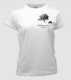 Oak Meadows Ranch - Save The Horses Womens T Shirt - Small