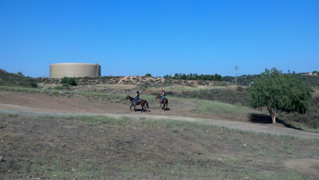 Riding the trail at Oak Meadows Ranch